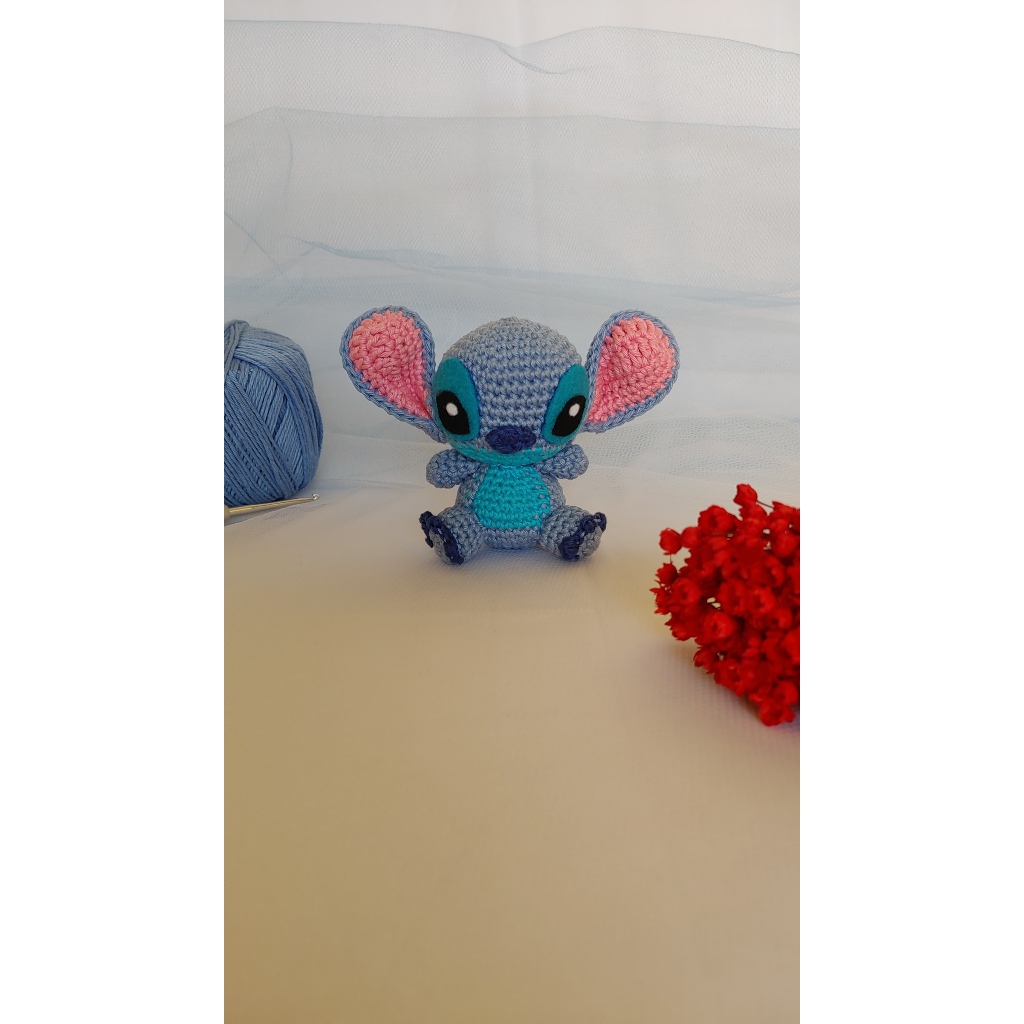 Stitch boneco amigurumi personagem Disney