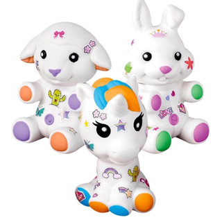 Bonecos Para Colorir C/Adesivos E Canetas Coloridas Cotiplás Envio Imediato em Oferta na Shopee