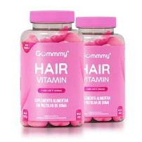 Kit 2 Gummy Hair - Vitamina para Cabelo e unhas em goma