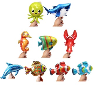 50 Mini Balão Fundo Mar Metalizado 32cm Festa Oceano Peixes C90411 em Oferta na Shopee