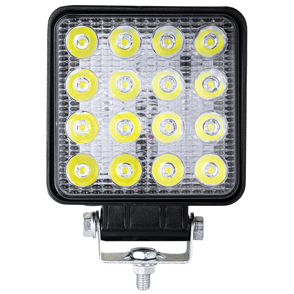 Farol Milha Auxiliar 16 Led Agrícola Off Road 48w FK-F0648W em Oferta na Shopee