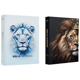Kit Bíblia Sagrada | NVI | Leão Luz + Bíblia Sagrada | ACF | Tribo de Judá em Oferta na Shopee