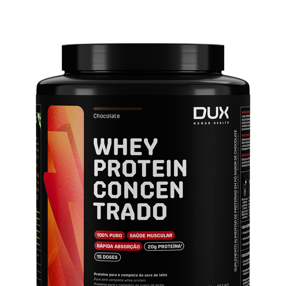 Whey Protein Concentrado Dux (450g) Chocolate