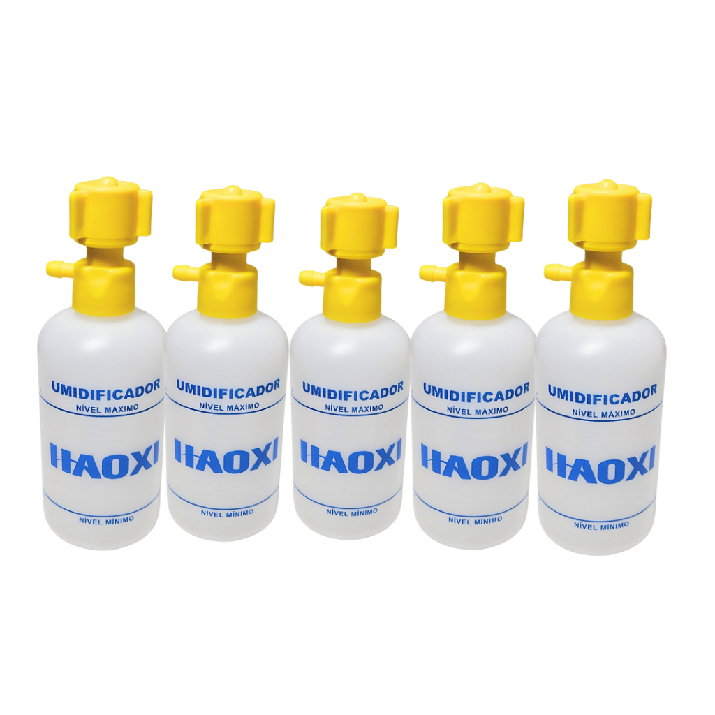 Frasco Umidificador Concentrador Ar Comprimido 250ml 5 Und