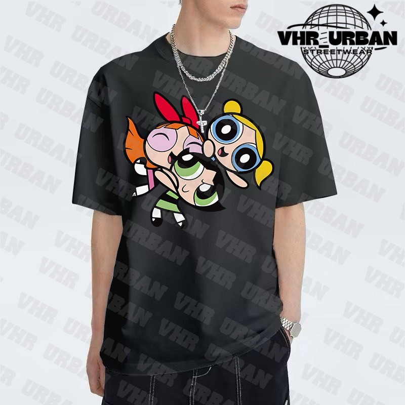 Camiseta Basica Unissex Desenhos As Meninas Super Poderosas Lindinha Florzinha Docinho Promoção Envio Rapido