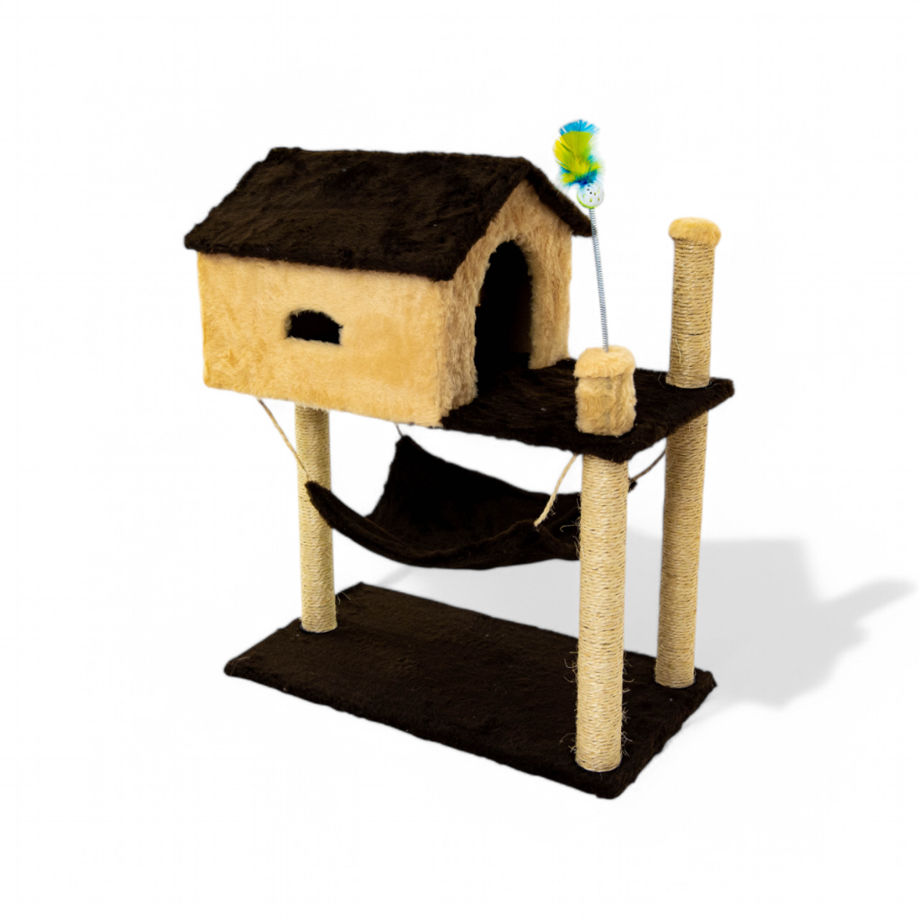 Aranhador Para Gatos Com Casinha e Rede em Oferta na Shopee