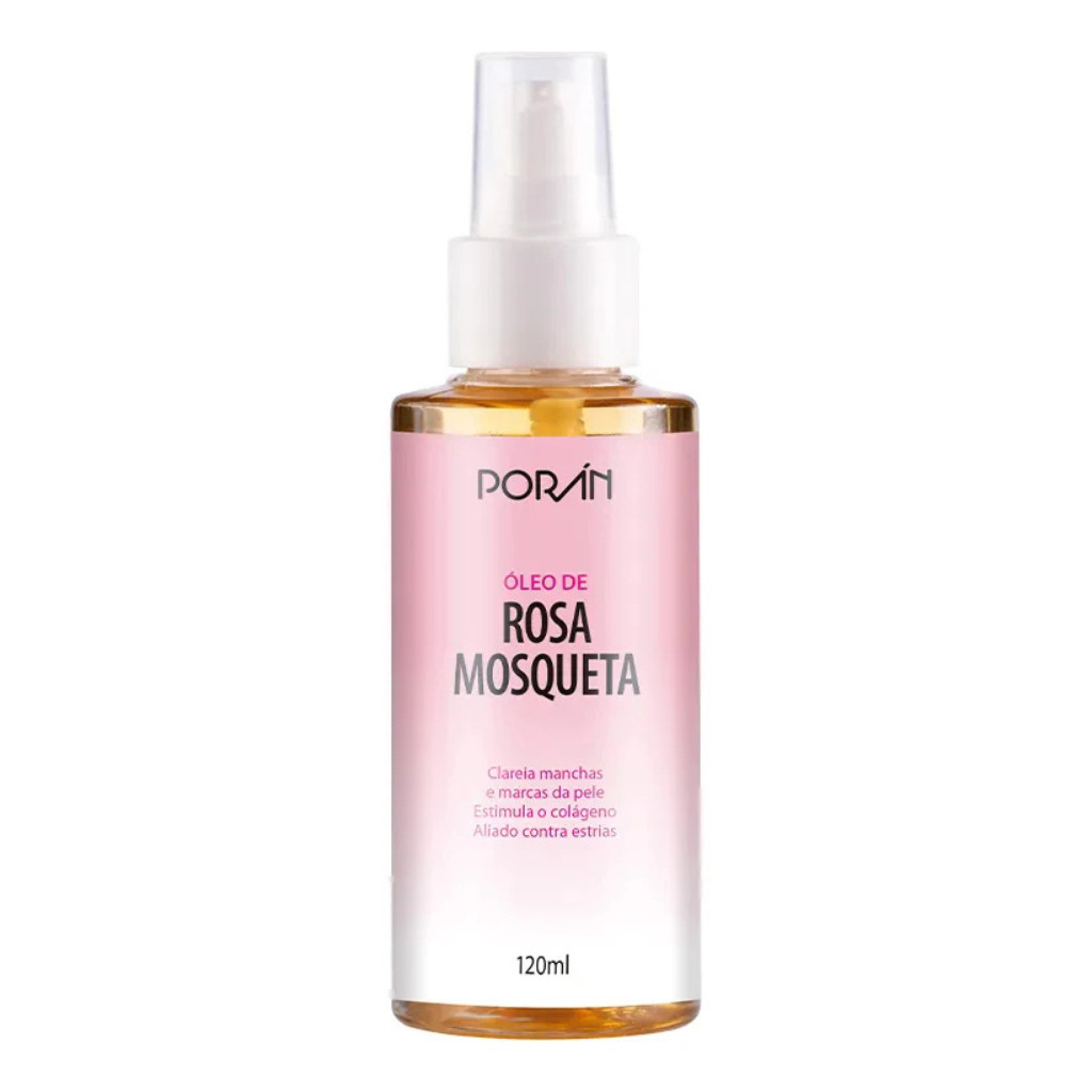 Óleo de Rosa Mosqueta Porán 120ml - Regeneração e Maciez para Sua Pele!