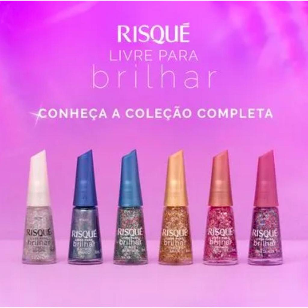 Risqué Coleção Livre para Brilhar - unidade em Oferta na Shopee