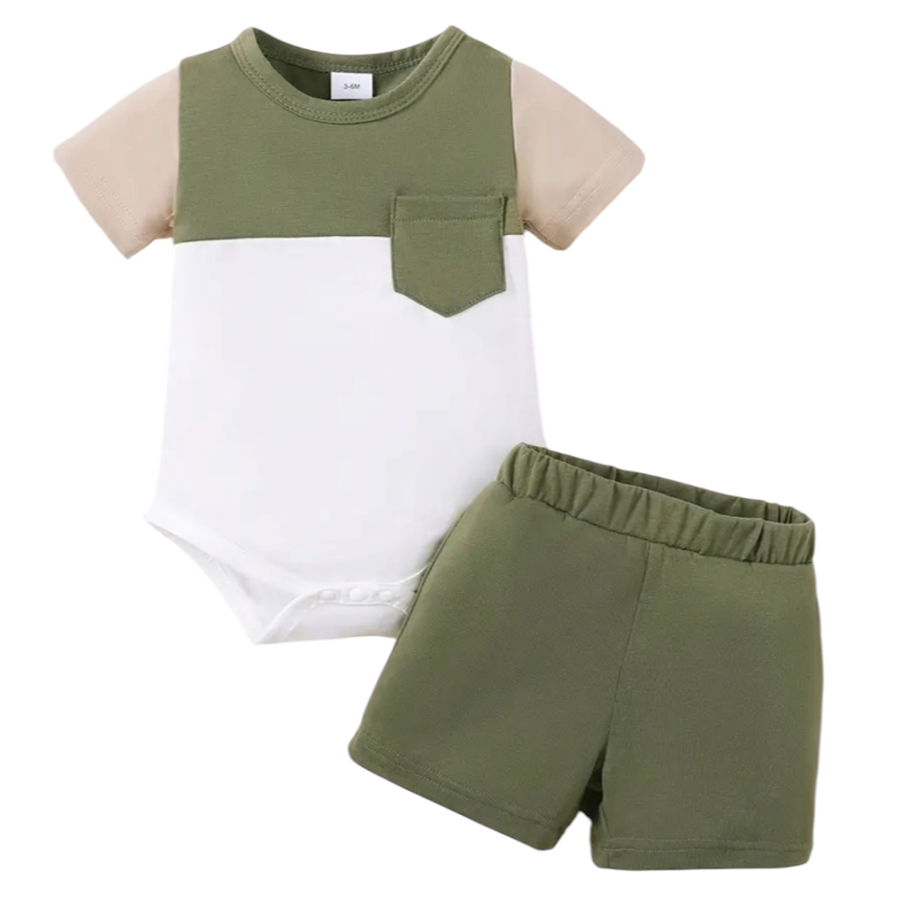 Conjunto bebê multicolor verão