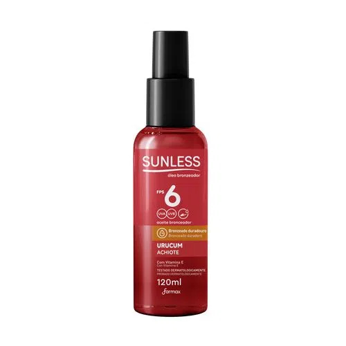 Óleo Bronzeador Urucum 120ml FPS 6 Spray