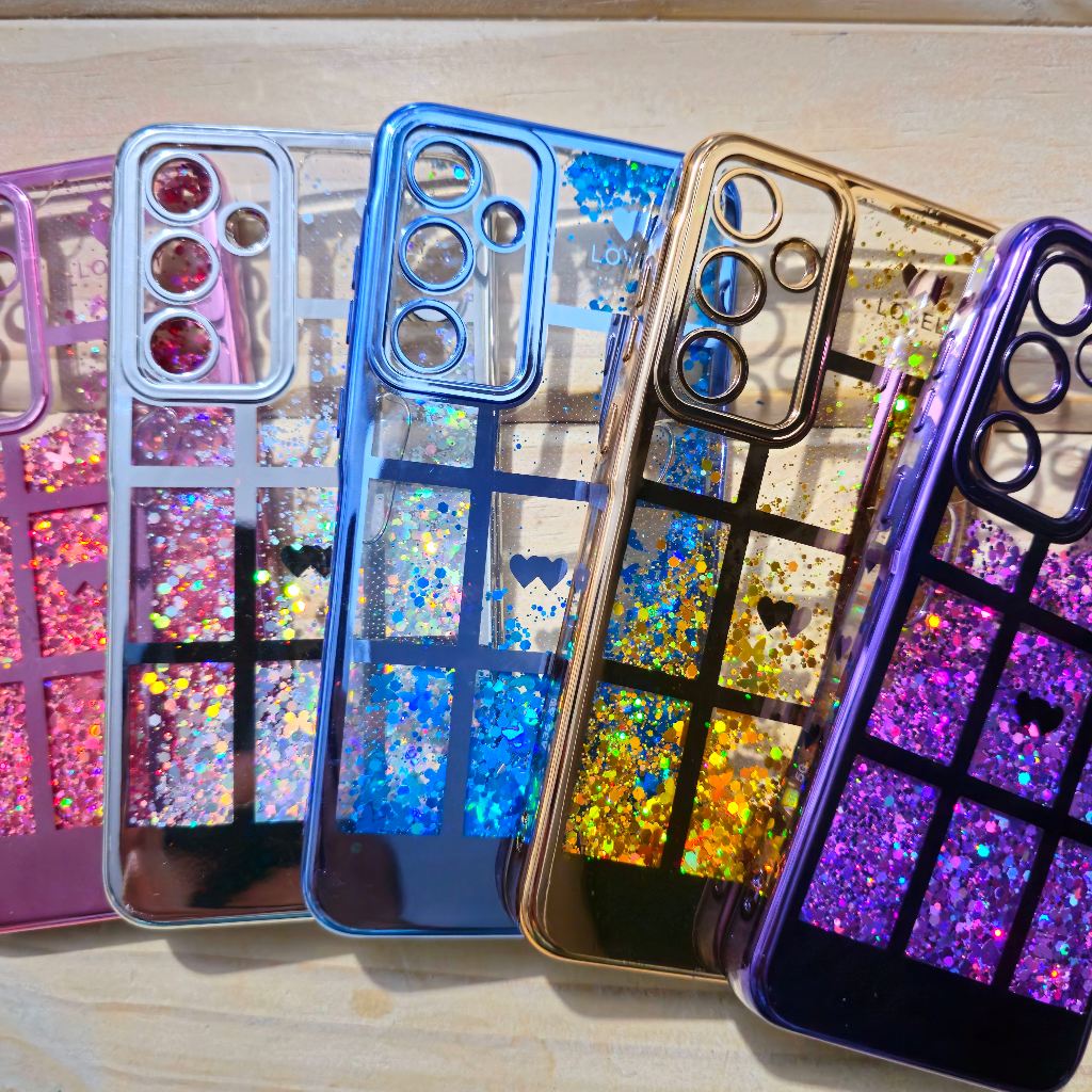 Capa capinha anti impacto silicone com Glitter para Samsung A05S / Samsung  A05 / Samsung A12 / M12 / Samsung A23  - LVL