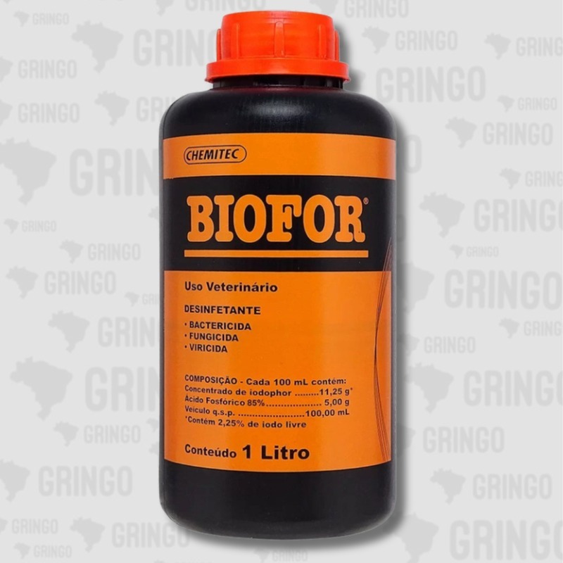 Biofor 1l Desinfetante Bactericida Fungicida Iodophor