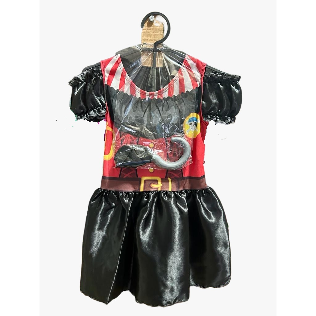 Fantasia de Pirata Infantil Festas Carnaval Halloween Barato