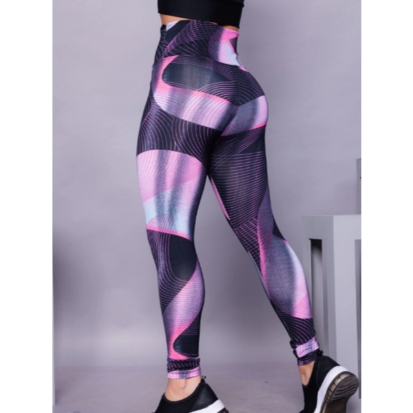 Calça Legging Feminina Tie Dye Levanta Bumbum Academia Fitness Oferta Relampago