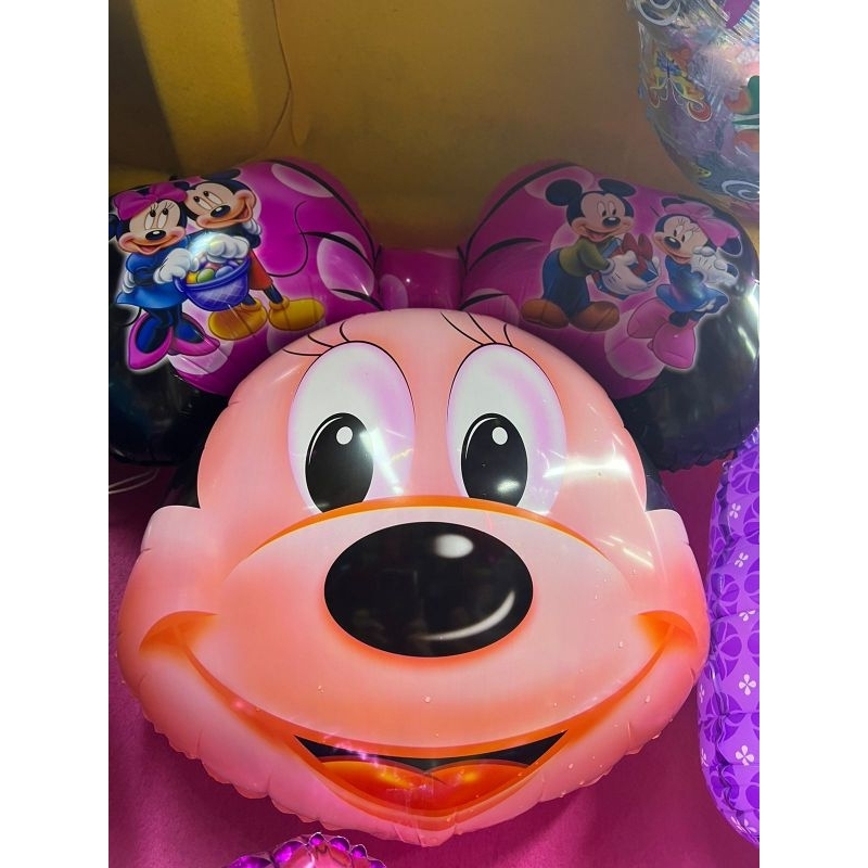Balão tematico gigante minie rosa kit 4 unidades