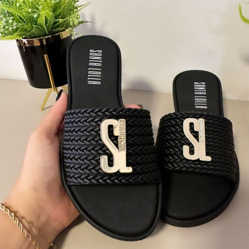 Chinelo Slide Pala Beach Feminino Macio Lançamento Envio Imediato. em Oferta na Shopee