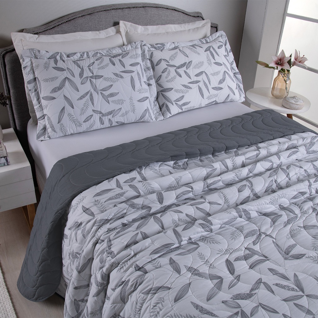 Cobre Leito Percal 200 Fios Casal Queen 3 Peças Pecal Colori Promoção Dupla Face