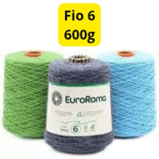 Barbante Euroroma Nº 6 - 600g em Oferta na Shopee