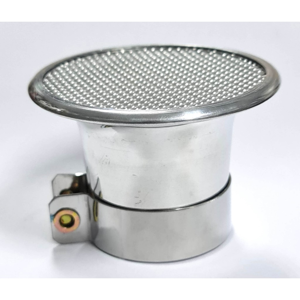 Corneta em aluminio c/ tela para carburador solex 30 / 32 fusca brasilia kombi puma buggy