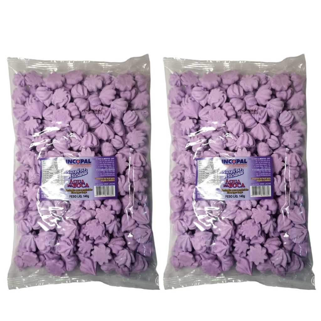 400 Mini Suspiro (Lembrancinha) Lilas