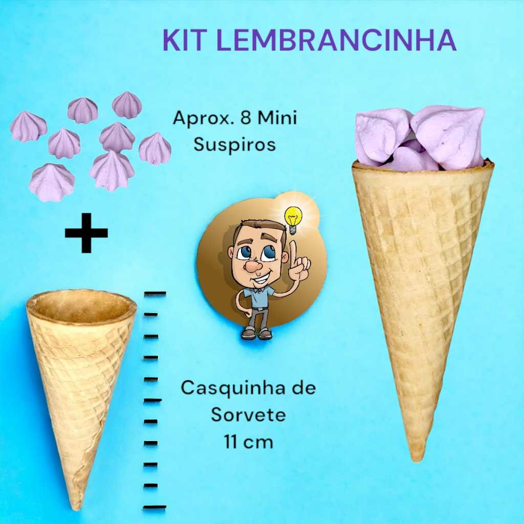 400 Mini Suspiro (Lembrancinha) Lilas