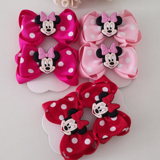 Par de Laços Infantil Bico de pato - Minnie em Oferta na Shopee