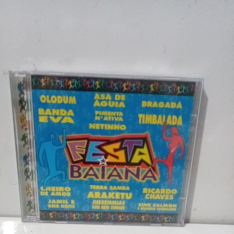 Cd Festa Baiana Timbalada, Cheiro de Amor,Banda Eva, Ricardo Chaves... Excelente Estado de Conservação