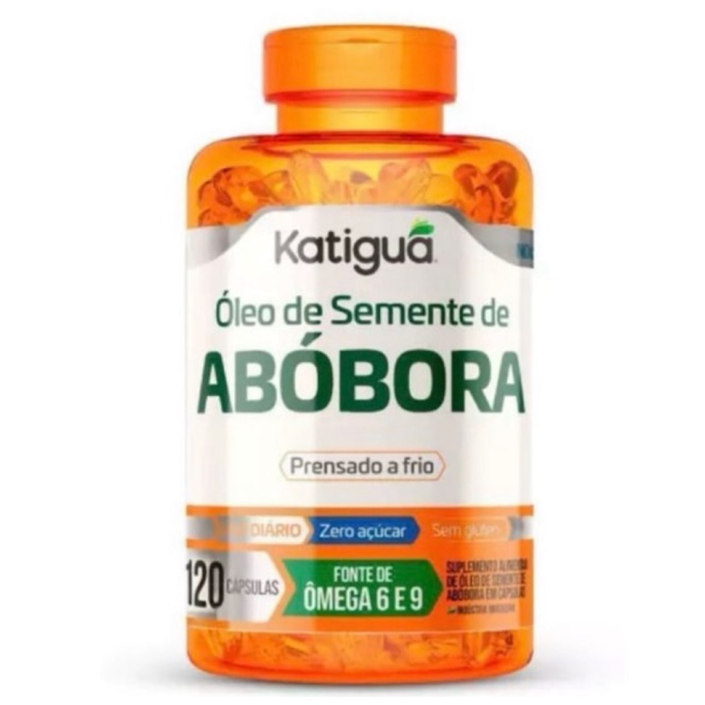 Óleo de Semente de Abóbora 1000mg 120 cápsulas katiguá