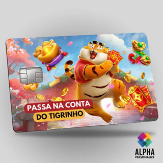 Adesivo para Cartão de Credito Passa na Conta do Tigrinho em Oferta na Shopee