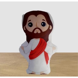 Almofada divertida personalizada, Jesus ressuscitado, Nossa Senhora. Naninha, ou Kit almofada + livrinho no bíblico. em Oferta na Shopee