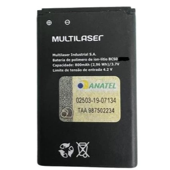 Ba-te-ri-a Bcs140 Multilaser P9140 Flip Vita 3g + Garantia