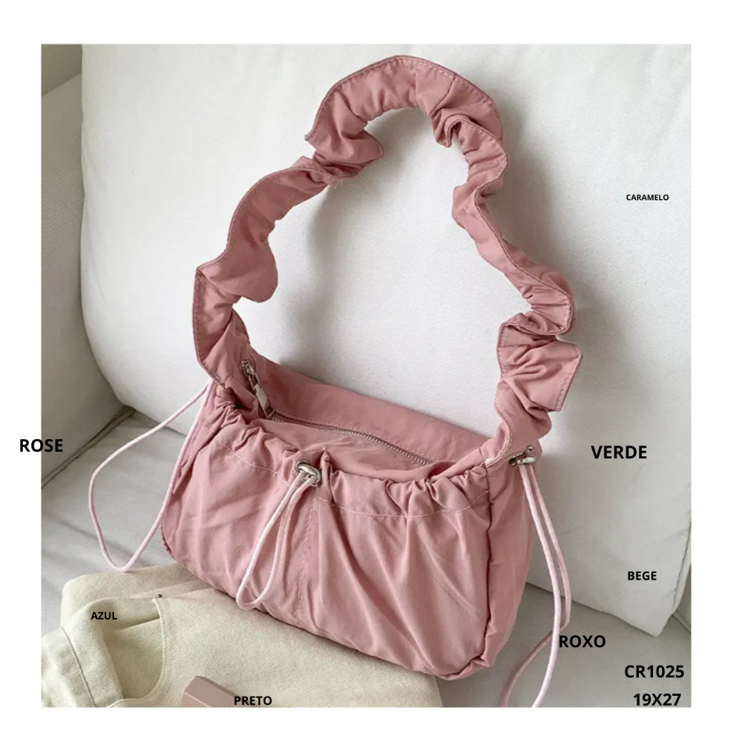 bolsa de feminina aleatorio Casual , Bolsa De Ombro , Alça Larga Crossbody , Simples , Nylon em Oferta na Shopee