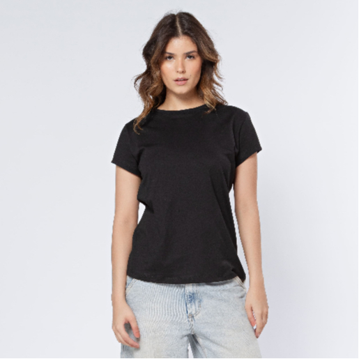 Camiseta Feminina Blusinha T Shirt Básica 100% Algodão em Oferta na Shopee