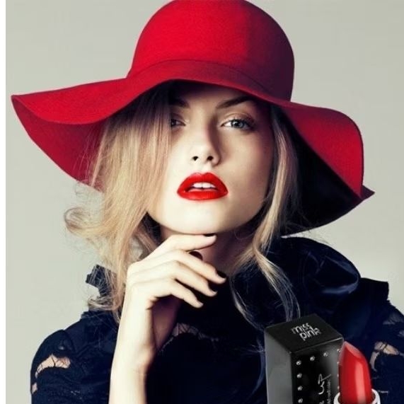 Chapéu Floppy Feminino Vermelho Camponesa Aba Grande em Oferta na Shopee