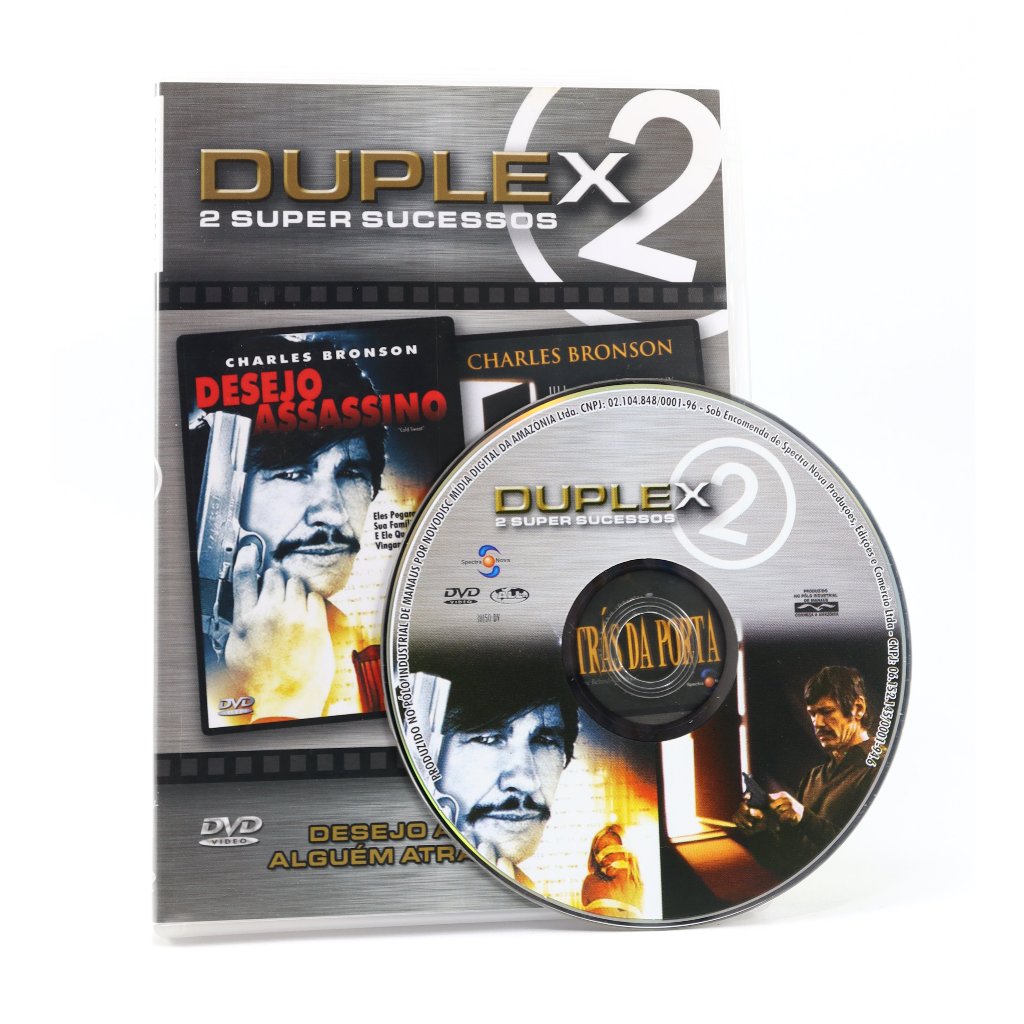 Desejo Assassino e Alguém Atrás da Porta 2 Filmes Originais / DVD Duplo