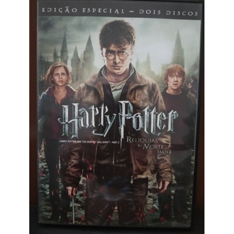DVD Harry Potter E as Relíquias da Morte Parte 2.