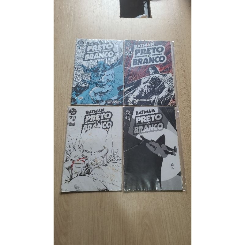 Batman Preto e Branco - Coleção Completa - Gibis DC Comics