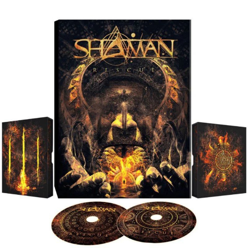 CD Shaman - Rescue *SPECIAL LIMITED EDITION / NOVO / LACRADO / DUPLO / DIGIPACK C/SLIPCASE (CD + DVD)