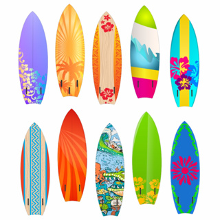 Pranchas Havaianas kit 10 totens de 20CM kit enfeites de festa temática  Kit de totens de Mdf em Oferta na Shopee