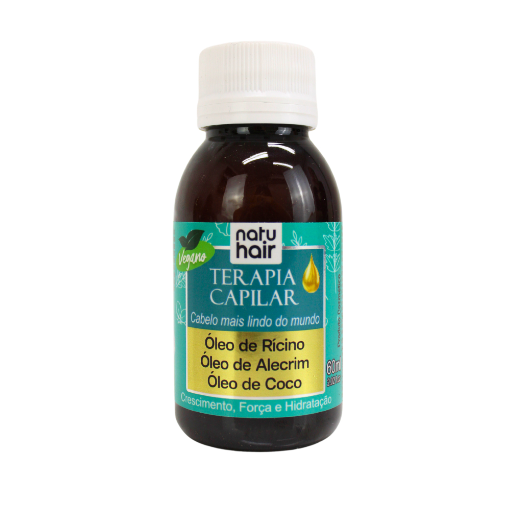 Óleo Terapia Capilar 3 em 1  Natuhair  60 ML em Oferta na Shopee
