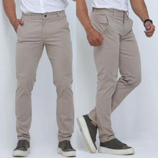 CALÇA MASCULINA SARJA Sport Fino Casual Com Lycra Elastano Casual Elegante em Oferta na Shopee