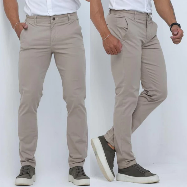 CALÇA MASCULINA SARJA Sport Fino Casual Com Lycra Elastano Casual Elegante