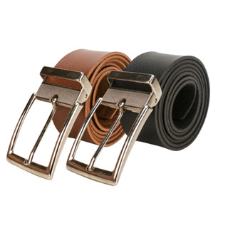 Kit 2 Cintos Social Masculino Couro Ecológico Envio Imediato Preto E Caramelo em Oferta na Shopee