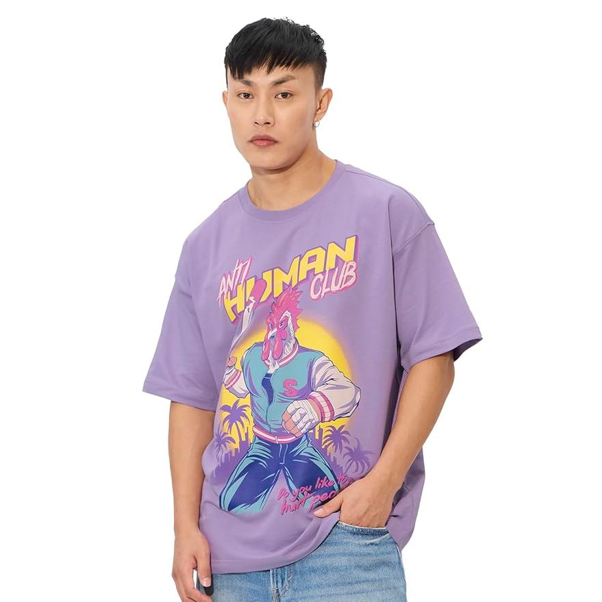 Camiseta Streetwear AfterSoul | Neon Cyberpunk |  Hotline Miami | Plus Size | 100% algodão | Unissex