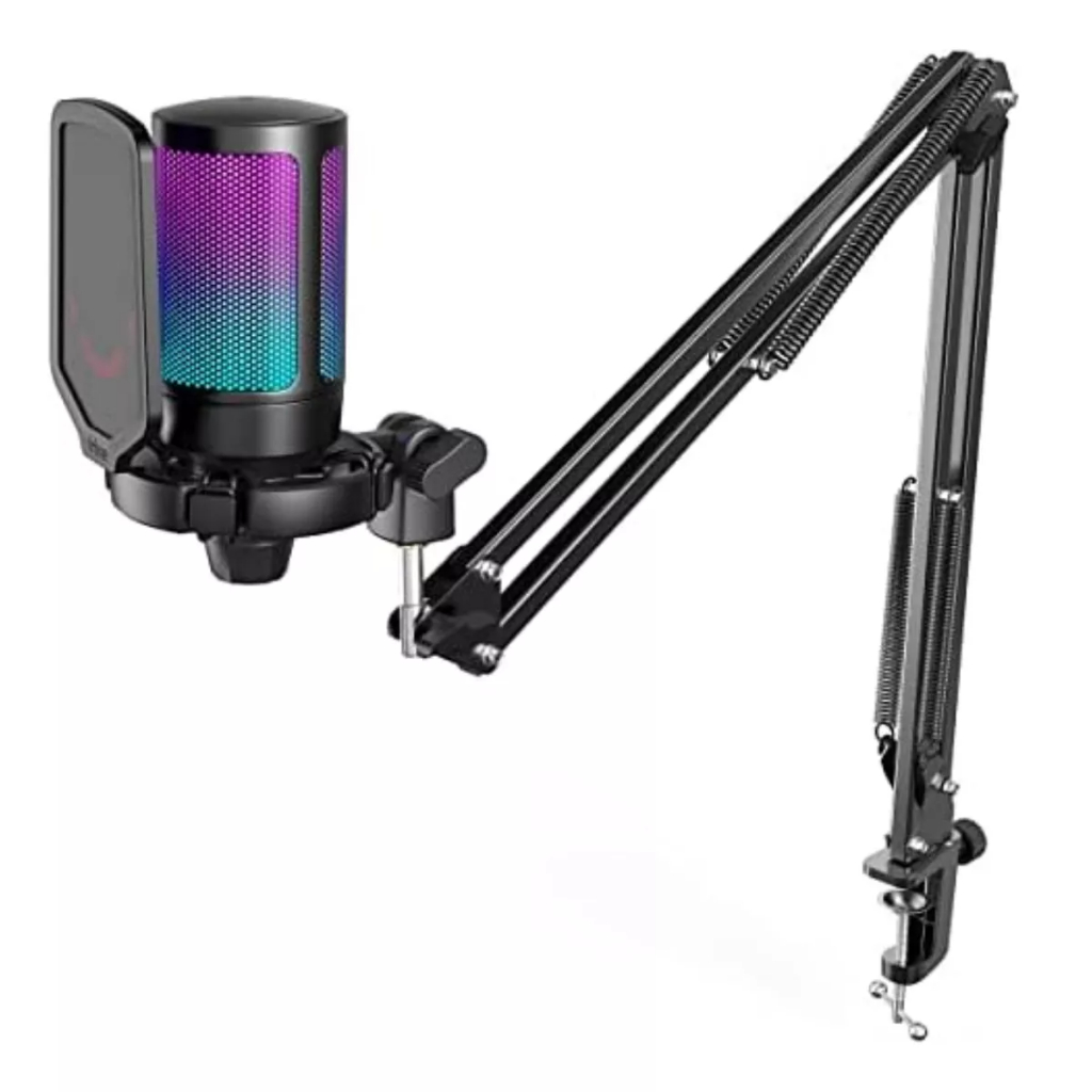Suporte Braço Para Microfone Fifine K669 K670 K658 K678 K690 Articulado para Mesa Podcast Gamer