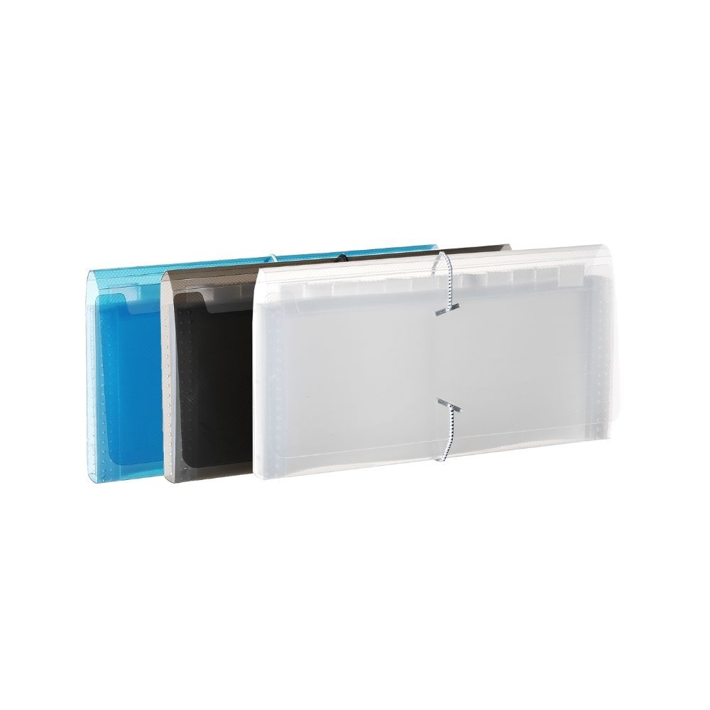 Pasta Sanfonada, B6, 12 divisórias, Pop, SCE12P, Plascony