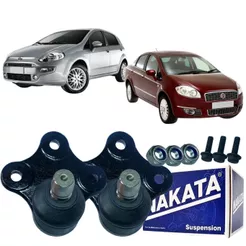 Par Pivô Suspensão Nakata Fiat Línea Punto 2008 Á 2017