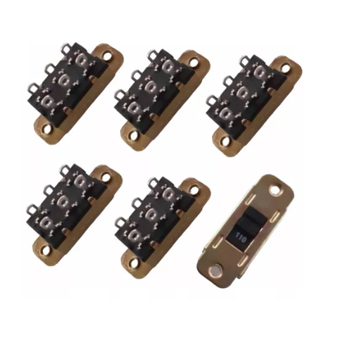 Chave Seletora 6 Pinos 110/220v HSHS 104 3a AC 250V 3A