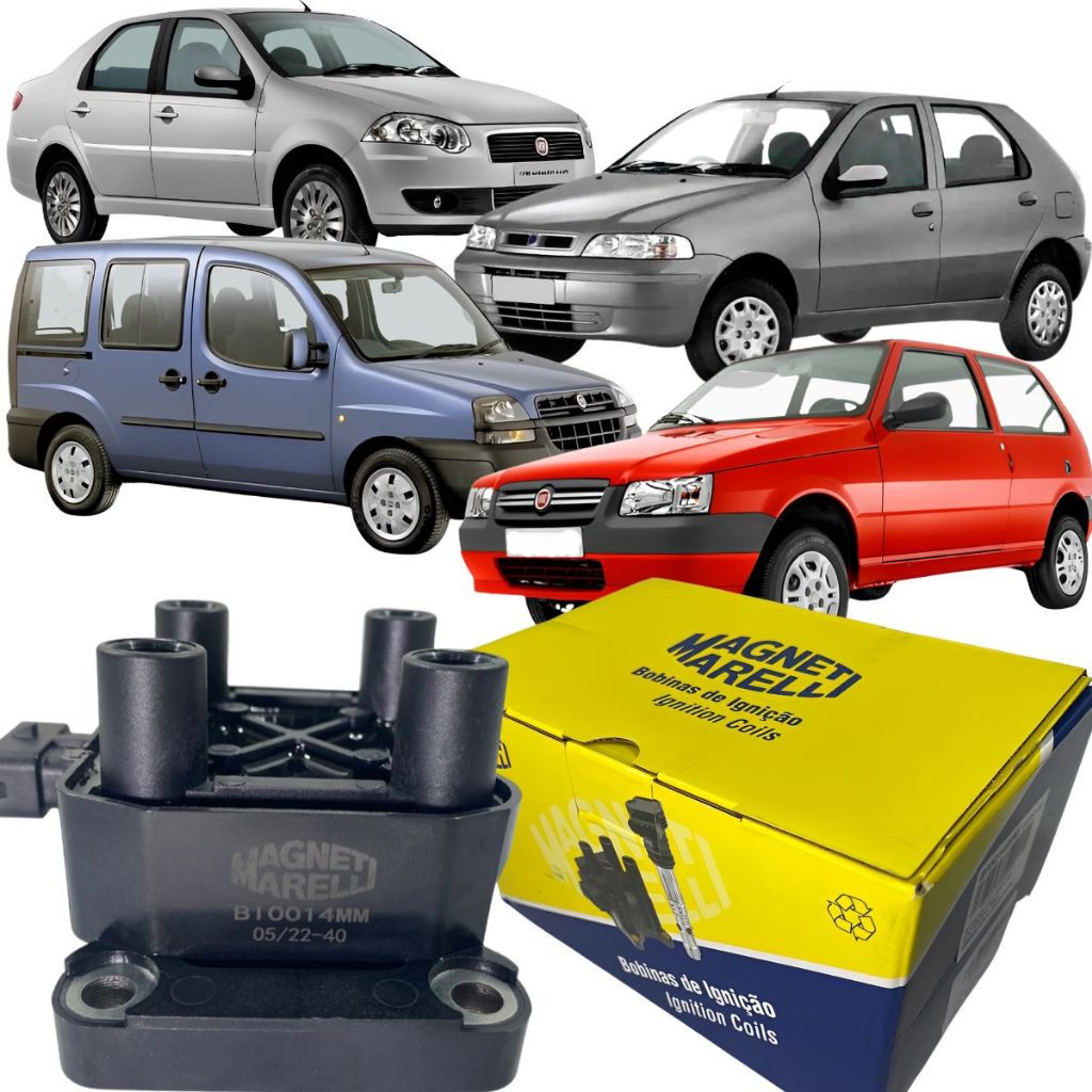 Bobina Ignição Fiat Uno Palio Siena Doblo Weekend Fire Flex em Oferta na Shopee