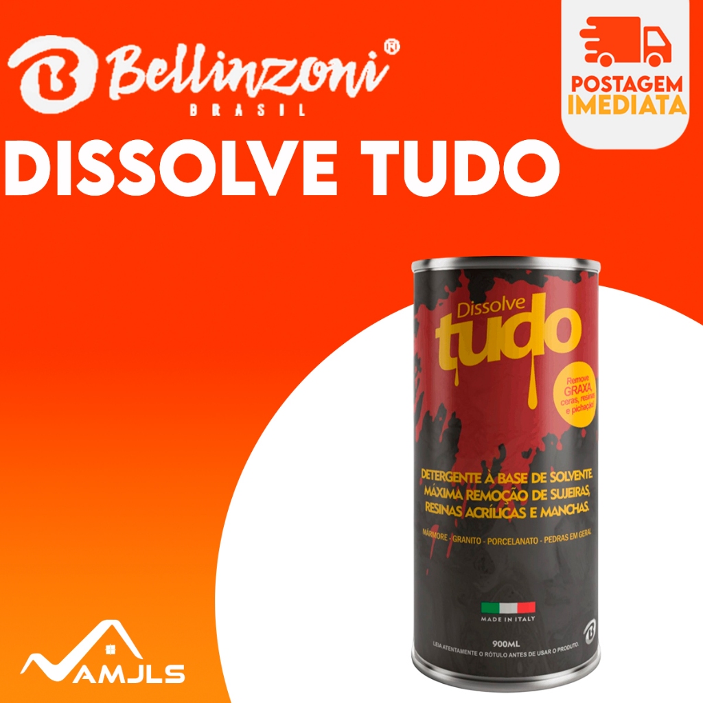 Dissolve Tudo Bellinzoni De Pichação E Graxa 900ml tira pixação da parede